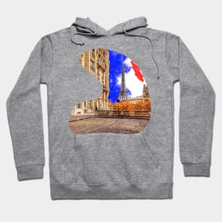 Eiffel Tower In Paris France Clip Art Hoodie